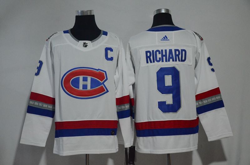 Men Montreal Canadiens #9 Richard White Hockey Stitched Adidas NHL Jerseys->new york yankees->MLB Jersey